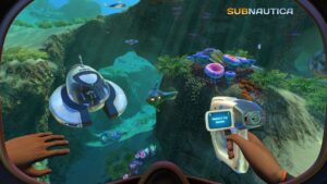 Subnautica takes players into the deep, dark depths of the sea