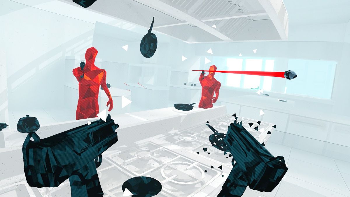 Superhot is even more exciting and immersive when played in VR