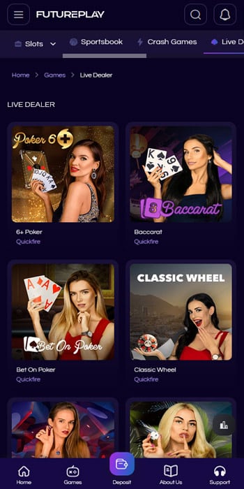 Futureplay Live Dealer Casino