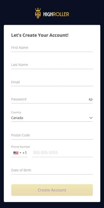 Register a New Account
