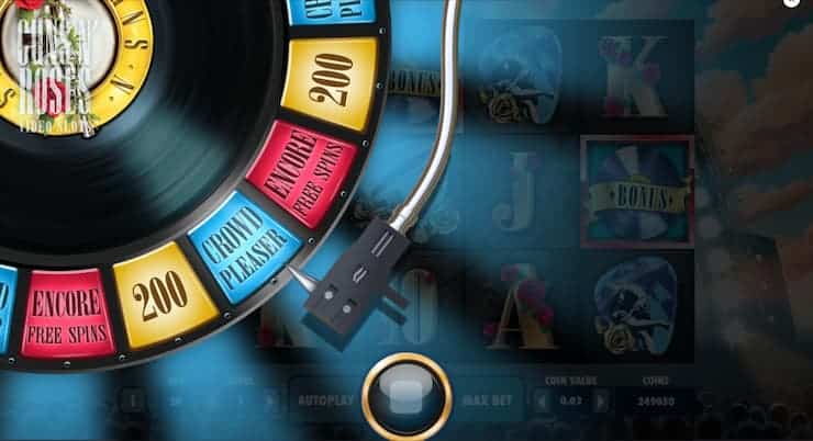 Guns n Roses slot bonus wheel feature - Techopedia