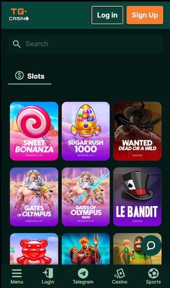 TG.Casino high RTP slots - Techopedia