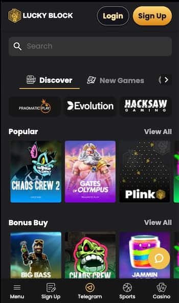 Lucky Block high RTP slots casino - Techopedia