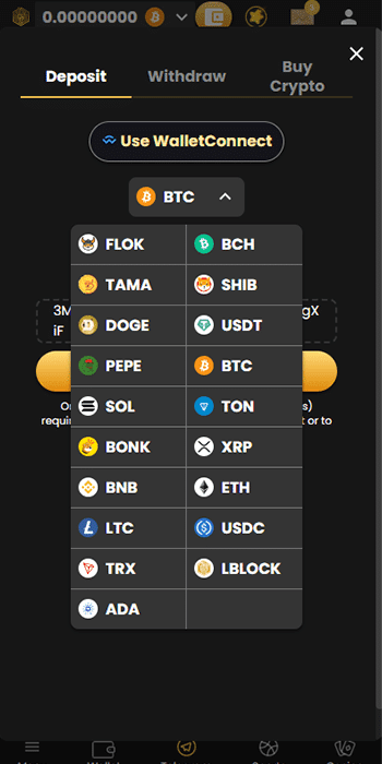 Make a deposit