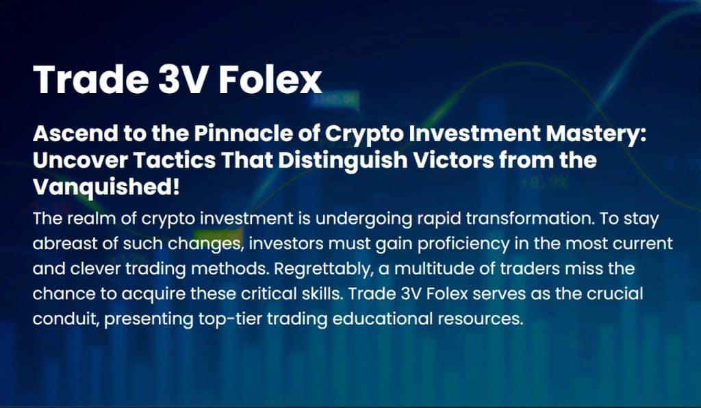 Trade 3V Folex Review Legit Crypto Trading Platform? Techopedia