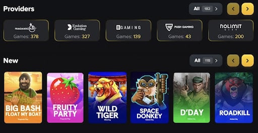 betswap game selection