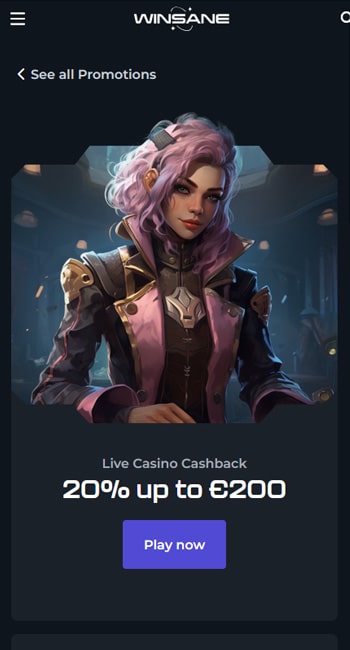 Winsane Cashback