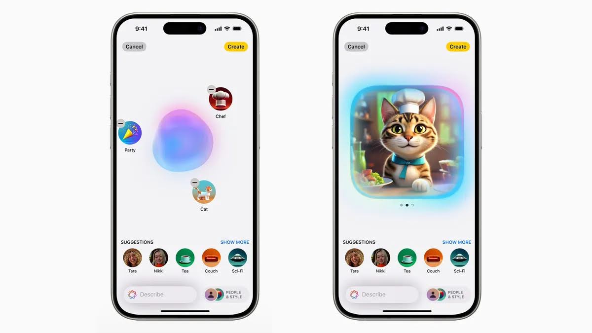 Apple Image Playground.