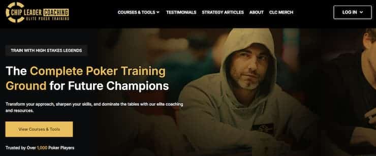 Best Coaching Poker Sites Chip Leader Coaching homepage