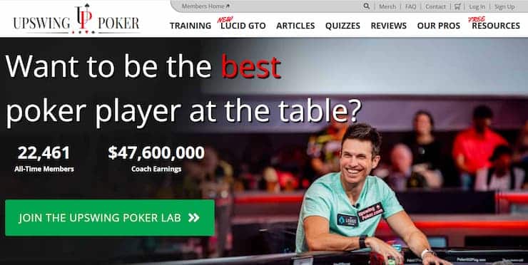 Best Coaching Poker Sites Upswing Poker homepage