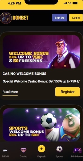 Visit DonBet Casino