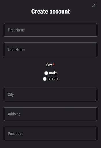 Sign Up for an Account