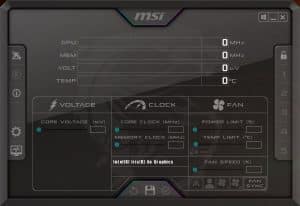 MSI Afterburner