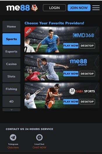 Me88 Sports Betting Malaysia