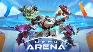 Giant robots of all shapes and sizes battle it out in Mech Arena