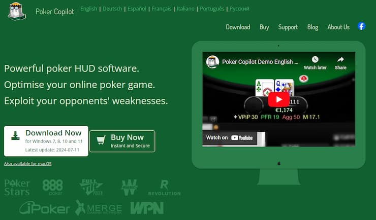 Poker Training Sites Poker CoPilot homepage