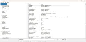 System information windows
