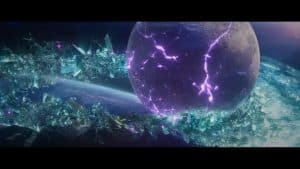 We have no idea what caused this crystal-looking rift