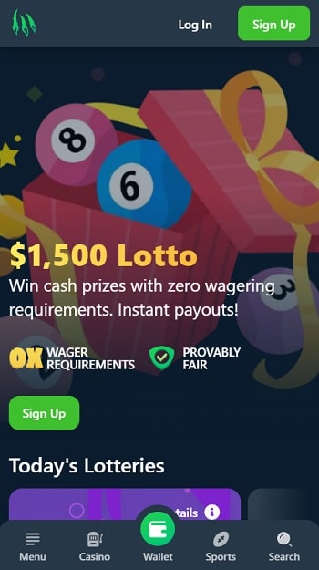Wild.io Crypto Lottery