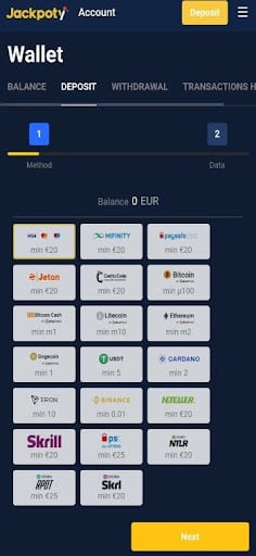 Make a Deposit