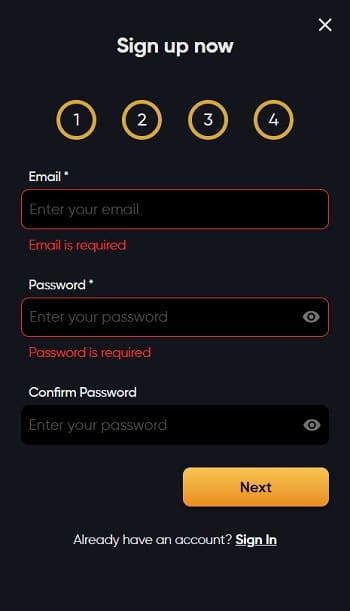 Choose to Sign Up
