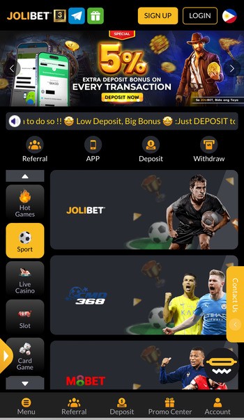Jolibet sports betting site Philippines