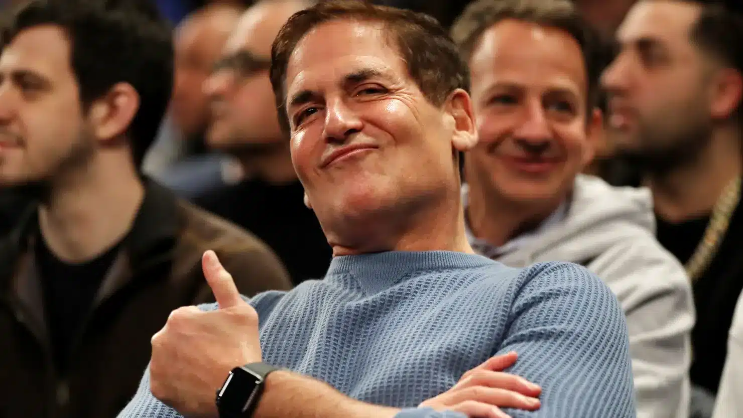 Mark Cuban during the Dallas Mavericks game on January 30_ 2019_ in New York City