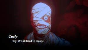 Mouthwashing has an unsettling art style and creepy dialog