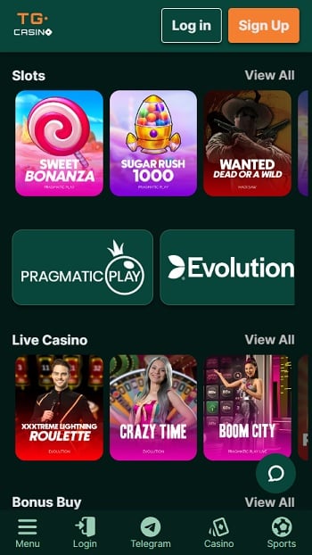 TG.Casino online casino ireland