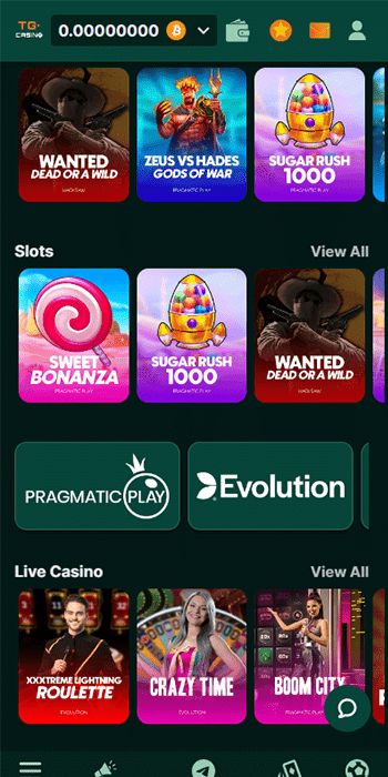 No limit online casinos