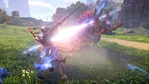 Tales of Arise features intense combat encounters out in the open world
