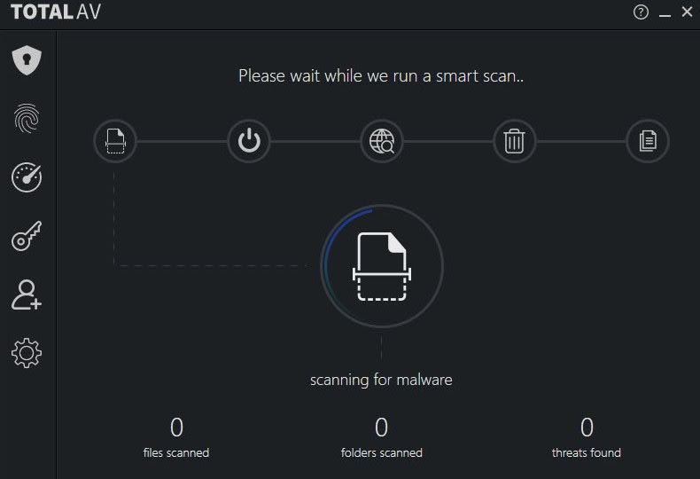 TotalAV antivirus scan