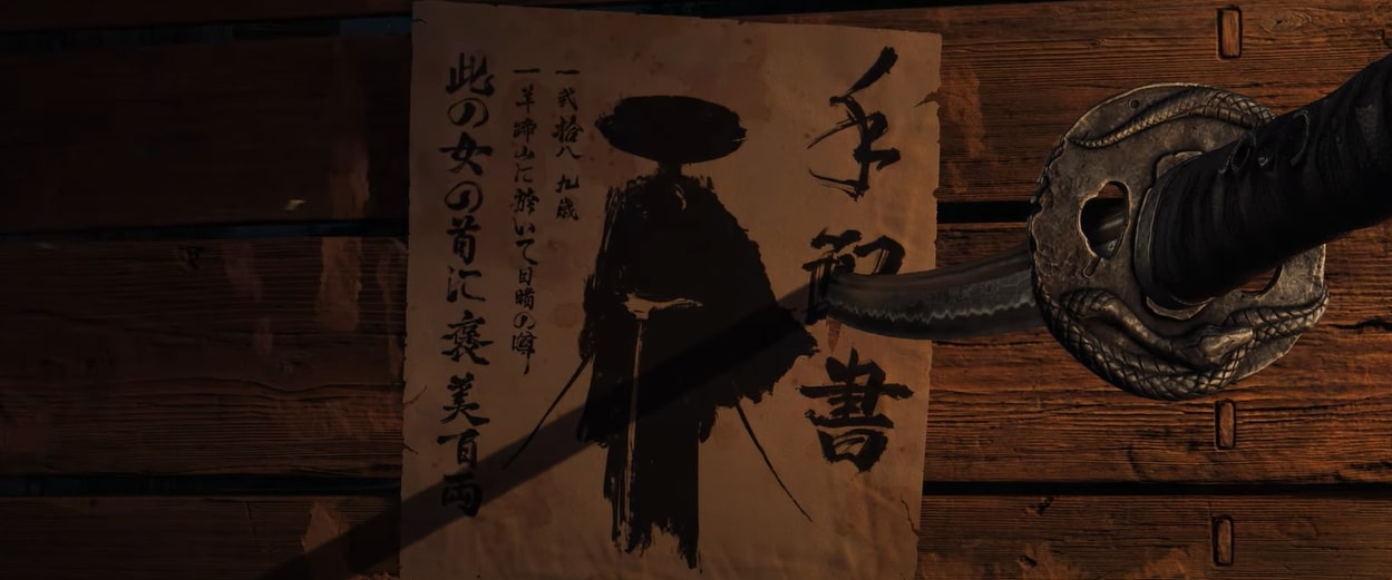 ghost-of-yotei-wanted-poster-2024