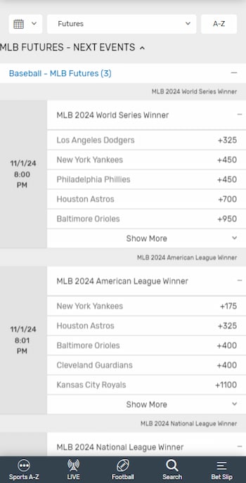 how to bet on baseball - mlb world series