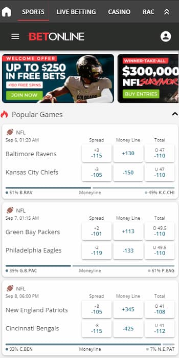 how to bet on football - select bet