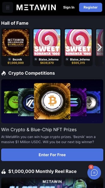 metawin metaverse casino