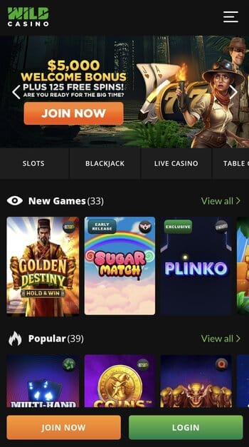 wild casino