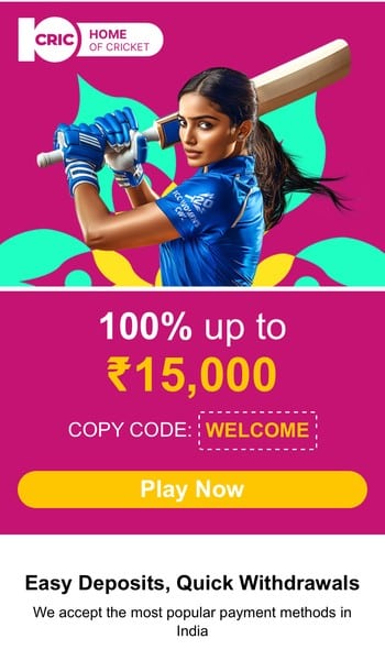 10cric betting site india