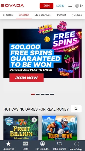 Bovada Casino Bonuses
