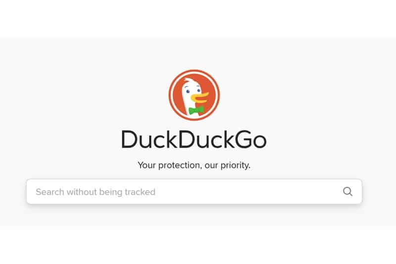 DuckDuckGo search