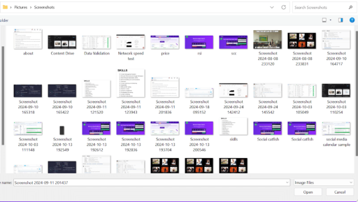 <strong>Step 5 – Select and Upload the Image</strong>