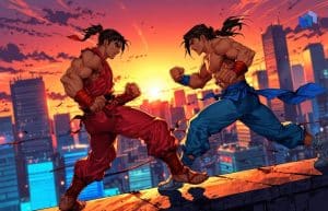 Fighting games pit two players against each other, requiring precise inputs to perform combos