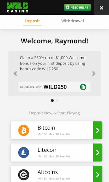 Make a Deposit