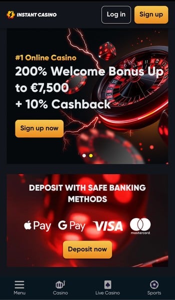 Instant Sports Ethereum betting site