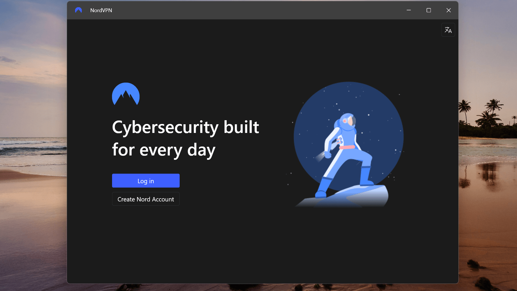 <strong>Log into the NordVPN App</strong>