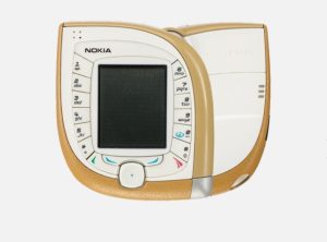 Nokia 7600 with its unique teardrop shape