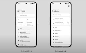 New fonts for Nothing OS 3 — but the dots don't go away entirely
