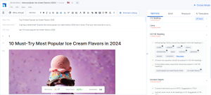 Scalenut optimizing for SEO