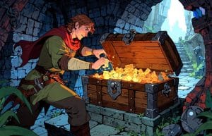 Role-playing games place players in fictional worlds and let them get stronger as they progress
