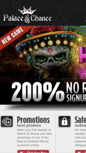 Ruby Slots Sister Casinos Palace of Chance homepage
